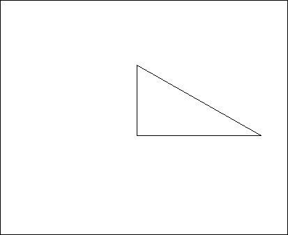 konstrukcja trójkąta prostokątnego - krok 5
